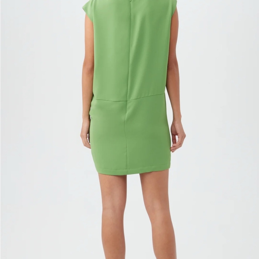 Trina Turk Green Pacifica Dress Boho Sleeveless Lined Corset Detail Size 4 NWT - Picture 2 of 10